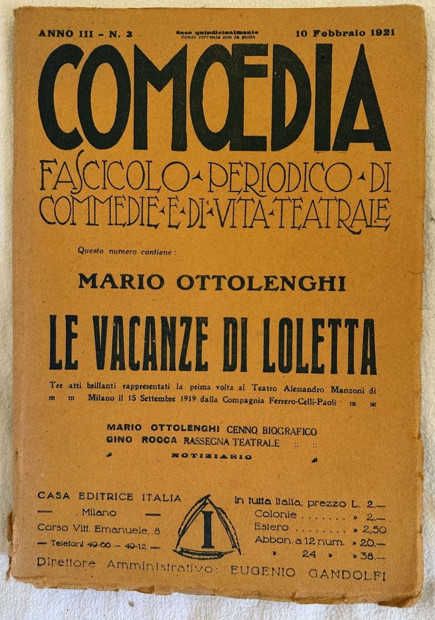 LE VACANZE DI LOLETTA