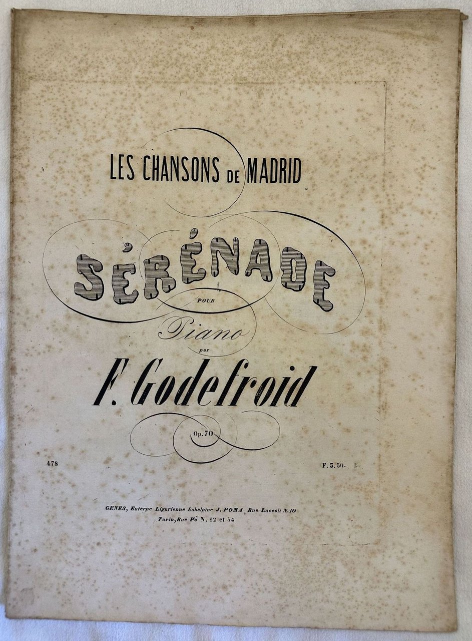 LES CHANSONS DE MADRID SERENADE OP. 70 | Immagine principale