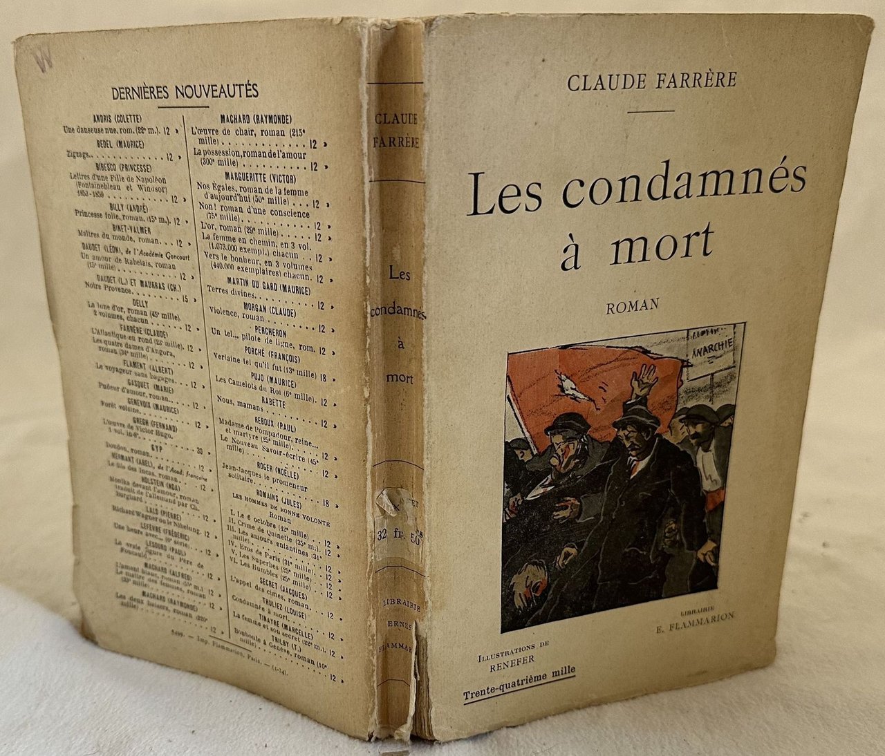 LES CONDAMNES A MORT ROMAN ILLUSTRATIONS DE RENEFER