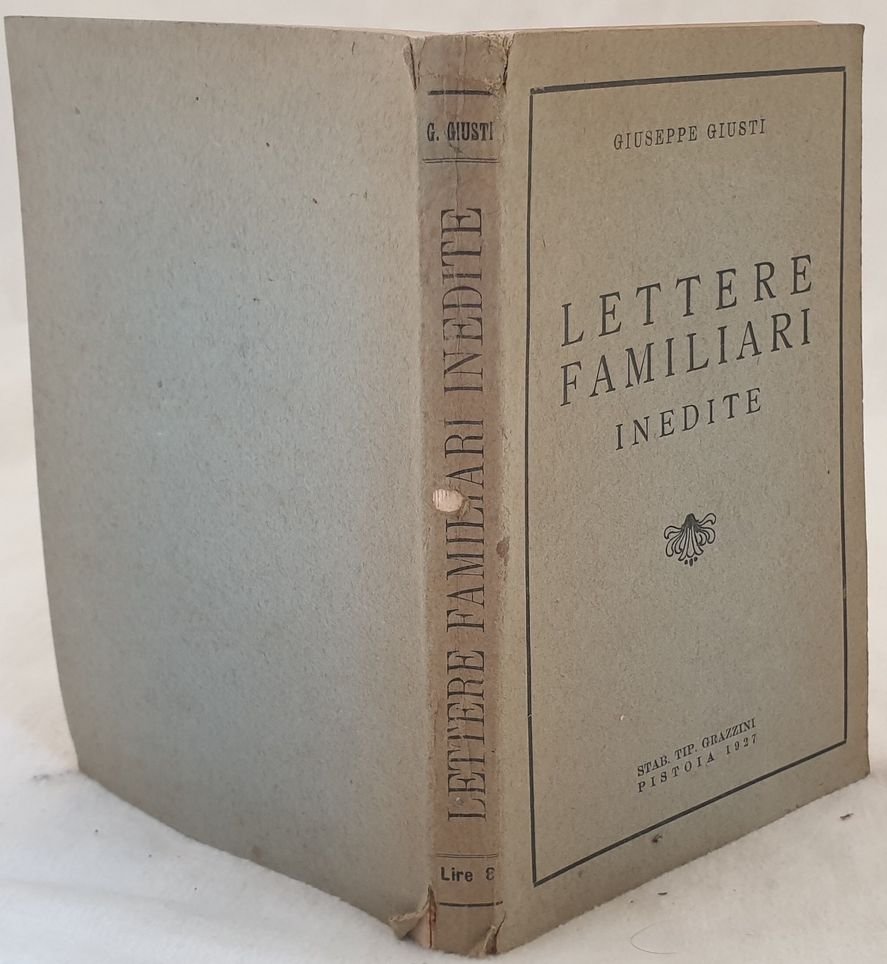 LETTERE FAMILIARI INEDITE