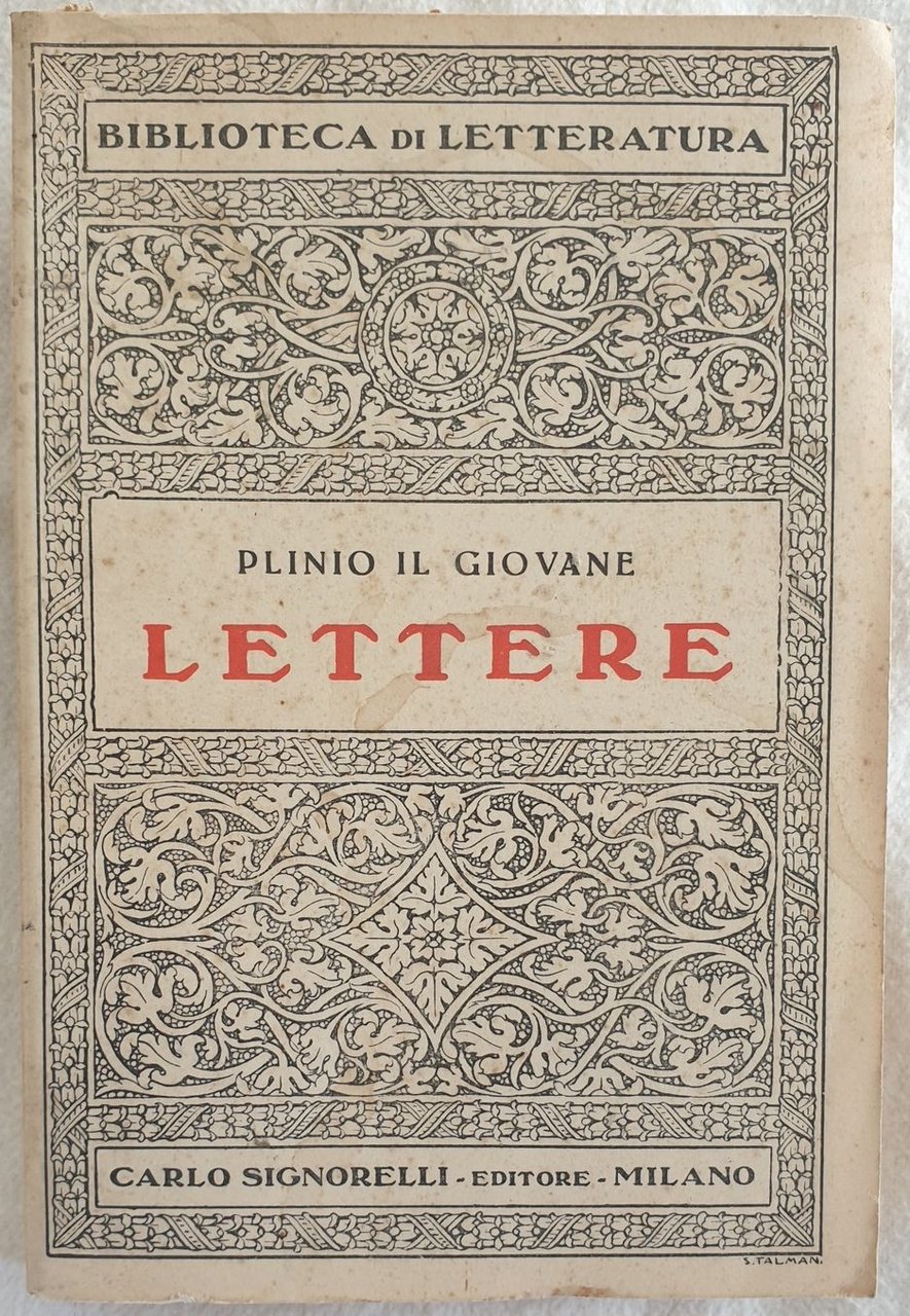 LETTERE INTRODUZIONE E VERSIONE DI UMBERTO MORICCA