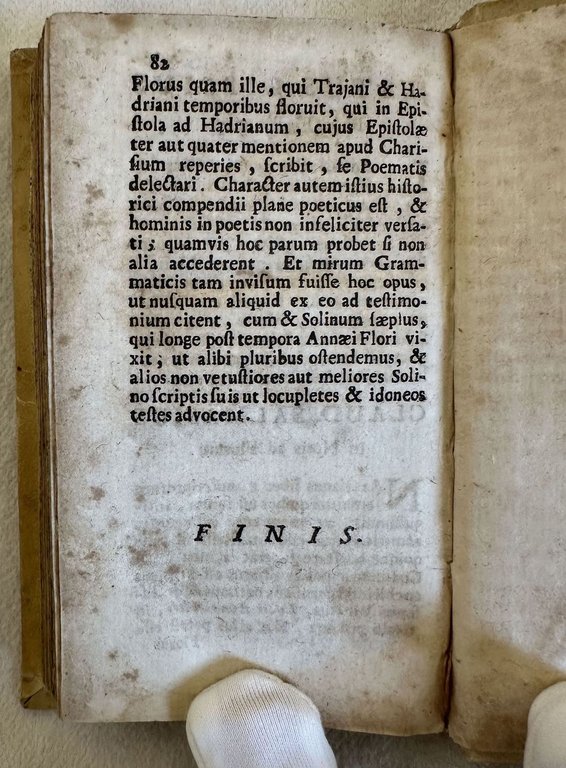 LUCII ANNAEI FLORI RERUM ROMANARUM LIBRI QUATUOR EX MUSEO JOH. …