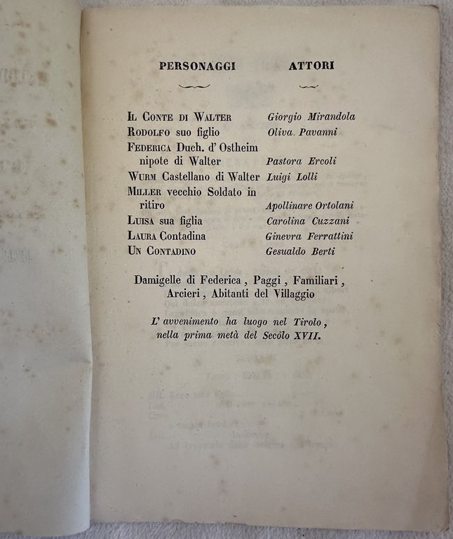 LUISA MILLER DI G. VERDI ARIA FINALE II QUANDO LE …