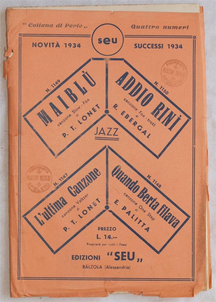 MAIBLU - ADDIO RINI - L'ULTIMA CANZONE - QUANDO BERTA …