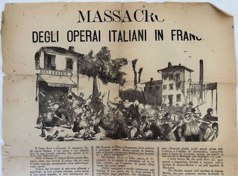 MASSACRO DEGLI OPERAI ITALIANI IN FRANCIA | Immagine Gallery 2