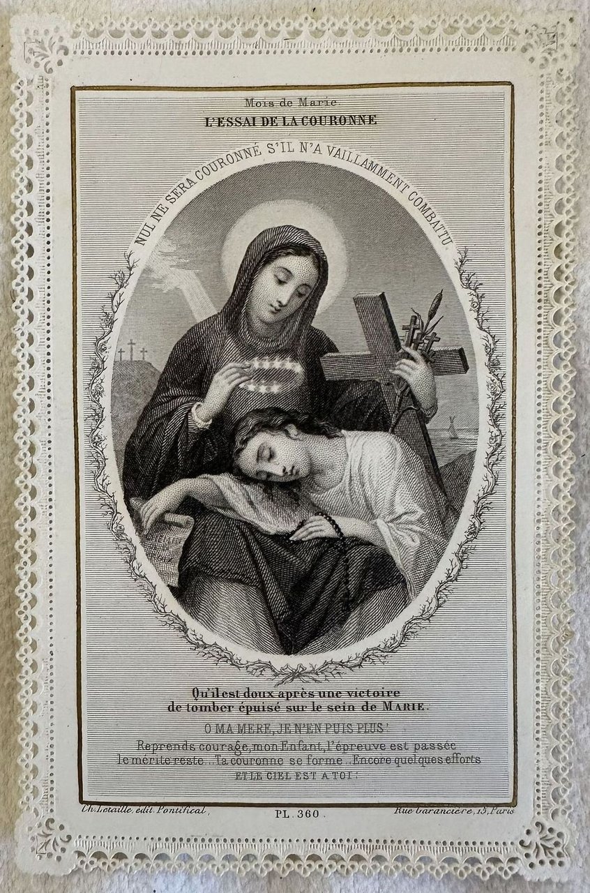 MOIS DE MARIE L'ESSAI DE LA COURONNE PL. 360