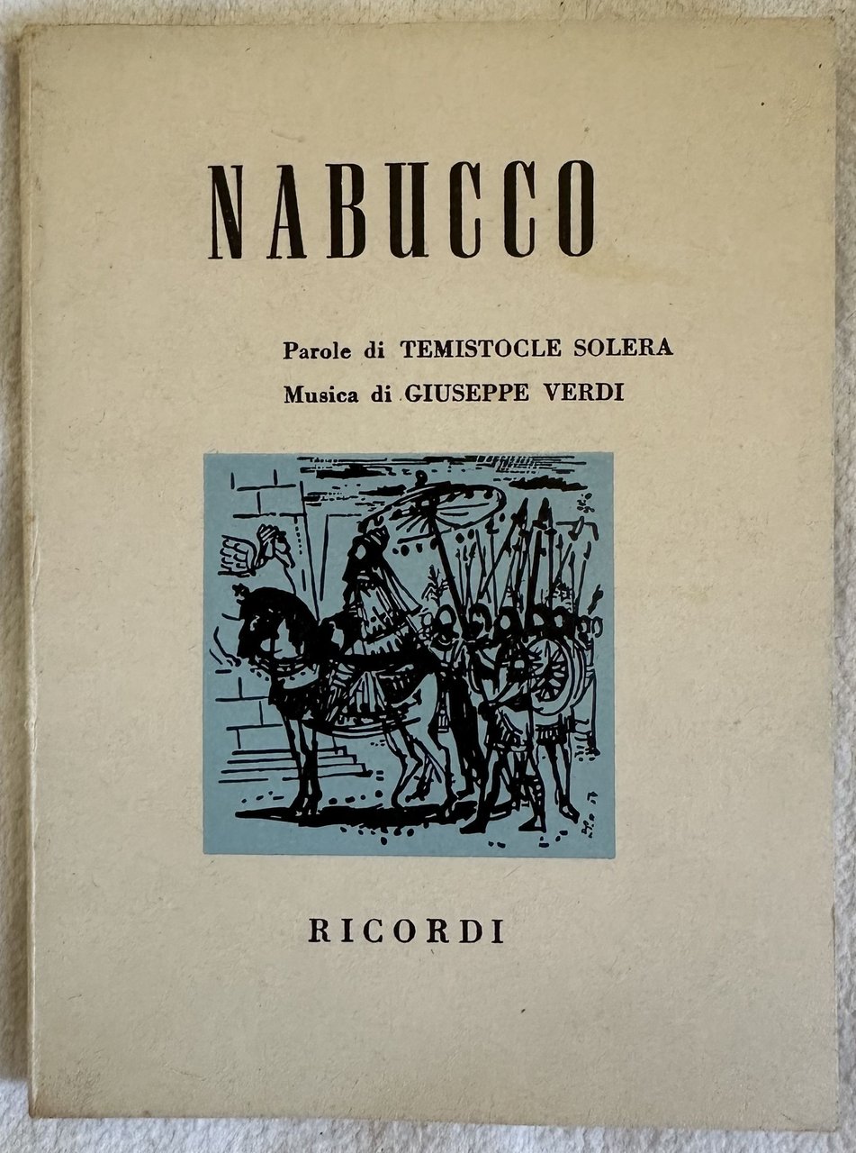 NABUCCO OPERA IN QUATTRO PARTI PAROLE DI TEMISTOCLE SOLERA MUSICA … | Immagine principale
