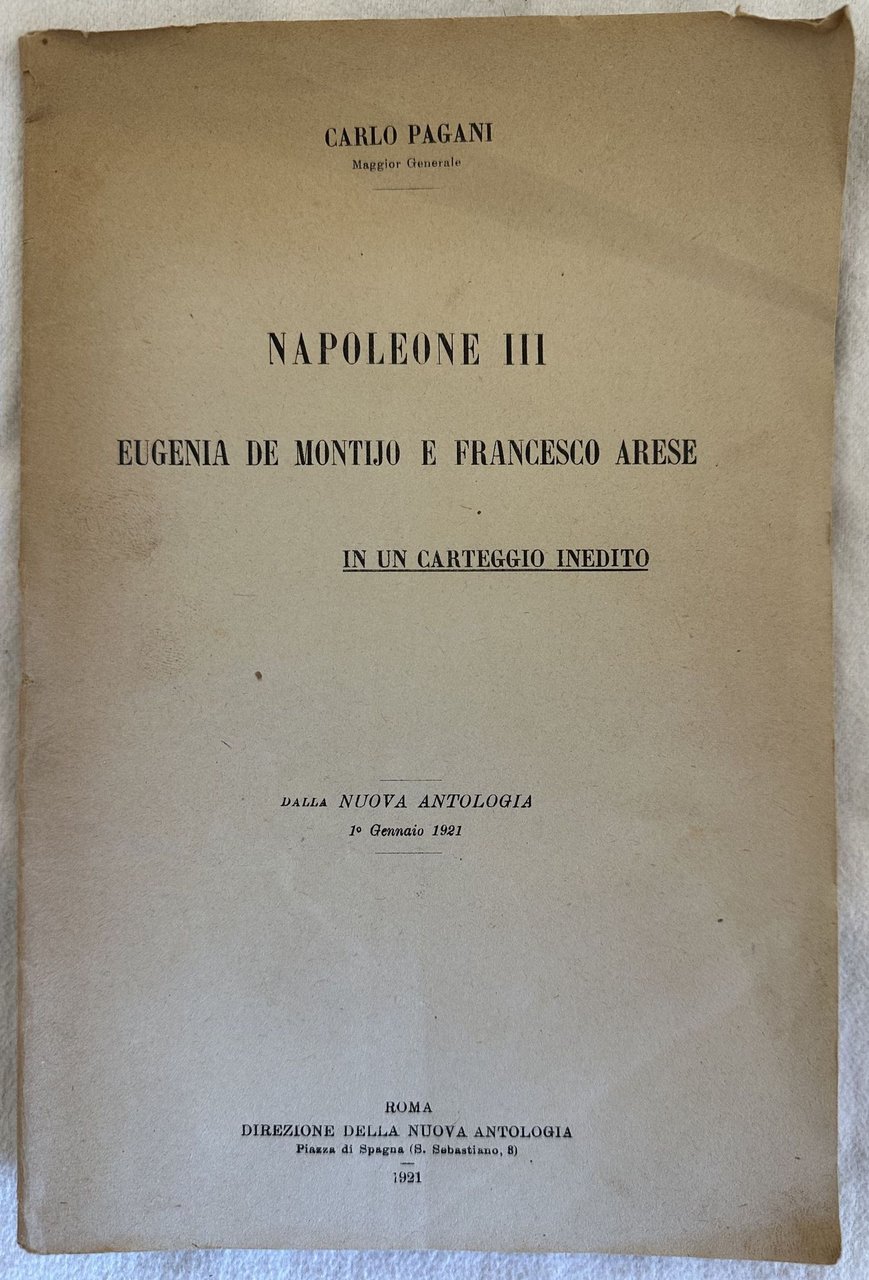 NAPOLEONE III EUGENIA DE MONTIJO E FRANCESCO ARESE IN UN …