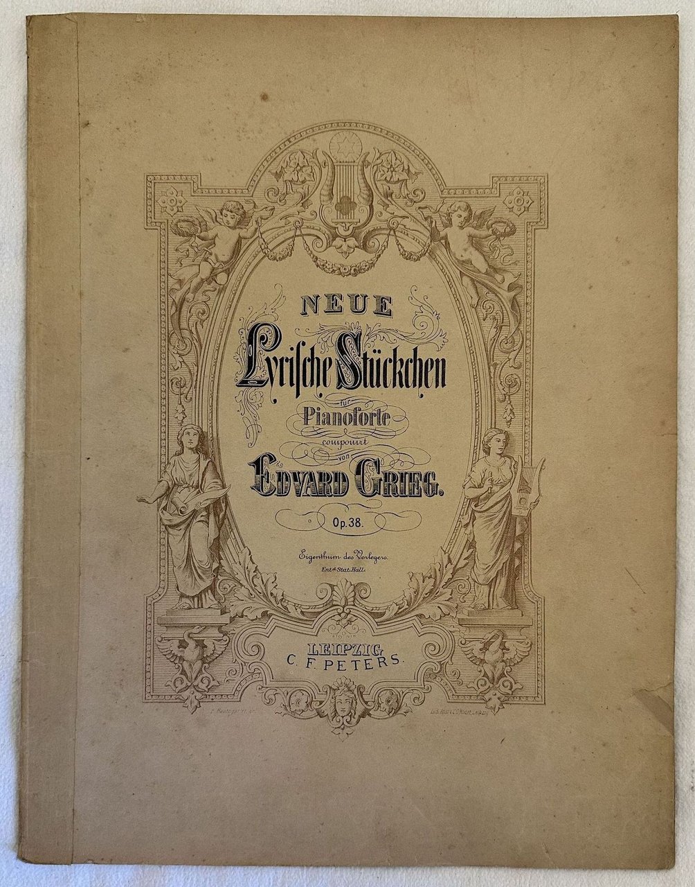 NEUE LYRISCHE STUCKCHEN FUR PIANOFORTE OP. 38 | Immagine principale