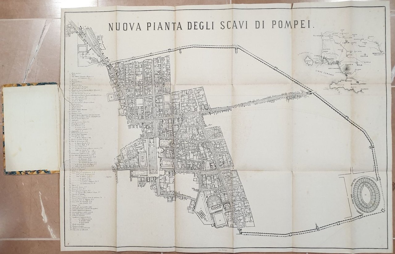 NUOVA PIANTA DEGLI SCAVI DI POMPEI