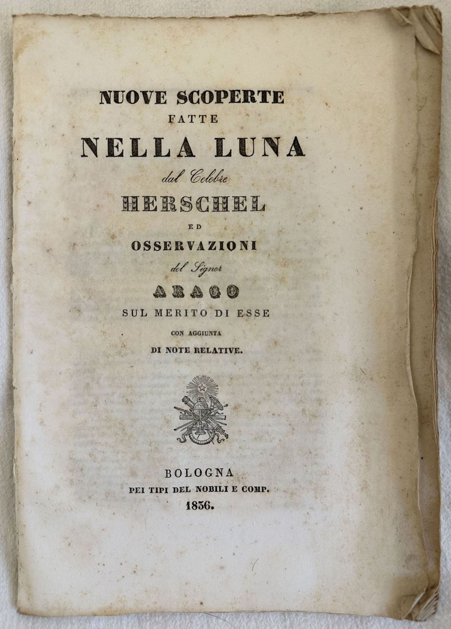 NUOVE SCOPERTE FATTE NELLA LUNA DAL CELEBRE HERSCHEL ED OSSERVAZIONI …