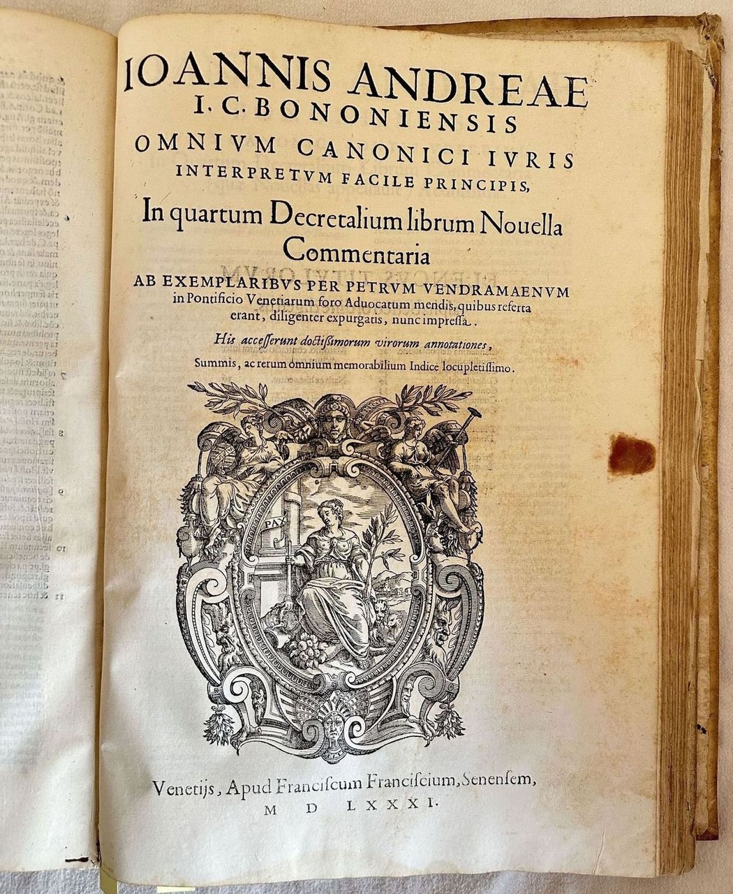 OMNIUM CANONICI IURIS INTERPRETUM FACILE PRINCIPIS IN QUARTUM DECRETALIUM LIBRUM …