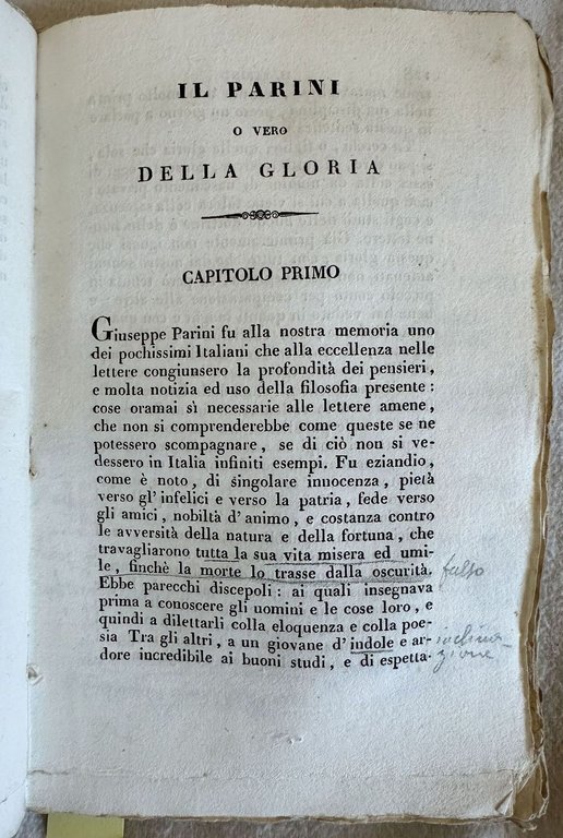 OPERETTE MORALI DI GIACOMO LEOPARDI SECONDA EDIZIONE CON MOLTE AGGIUNTE …