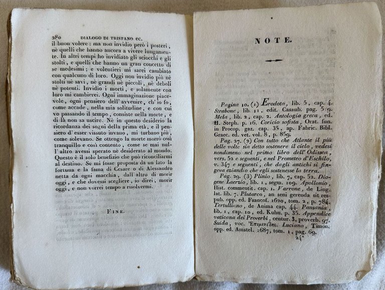 OPERETTE MORALI DI GIACOMO LEOPARDI SECONDA EDIZIONE CON MOLTE AGGIUNTE …