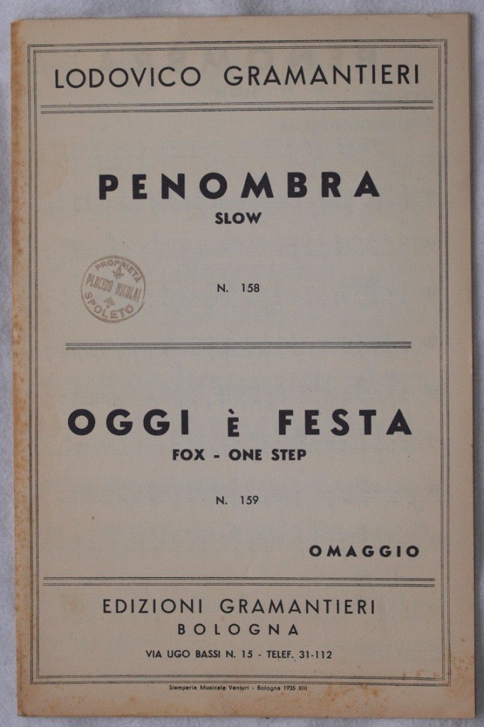 PENOMBRA - OGGI E FESTA