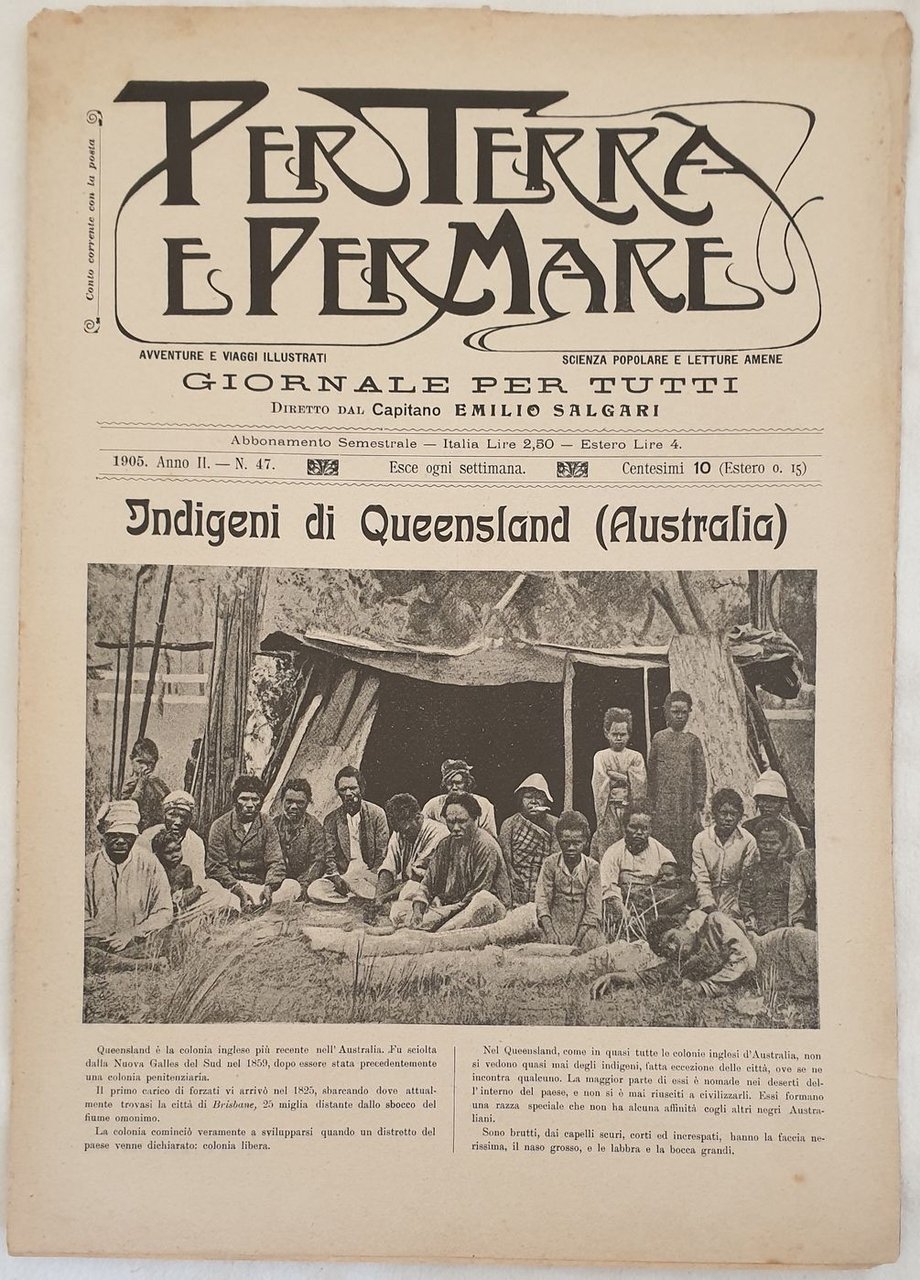 PER TERRA E PER MARE GIORNALE PER TUTTI DIRETTO DAL …