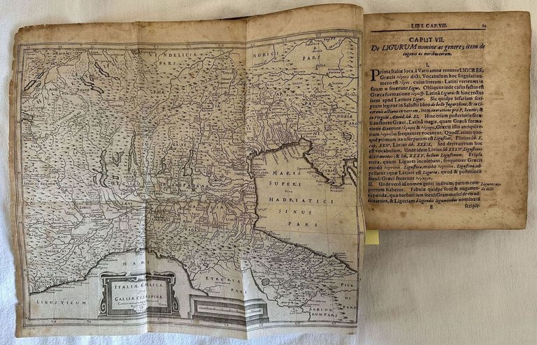 PHILIPPI CLUVERII ITALIA ANTIQUA AUCTORIS METHODO VERBIS ET TABULIS GEOGRAPHICIS …