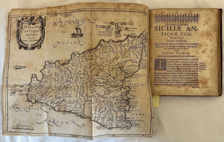 PHILIPPI CLUVERII ITALIA ANTIQUA AUCTORIS METHODO VERBIS ET TABULIS GEOGRAPHICIS …