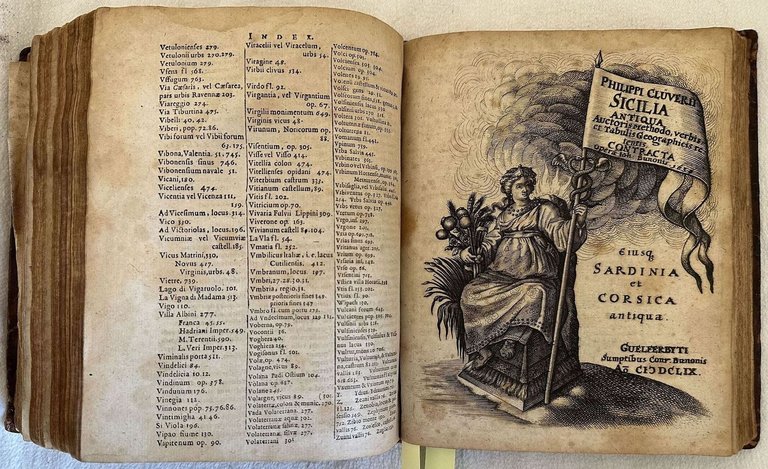 PHILIPPI CLUVERII ITALIA ANTIQUA AUCTORIS METHODO VERBIS ET TABULIS GEOGRAPHICIS …