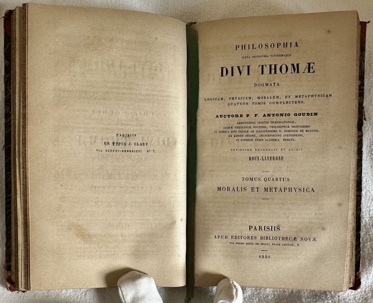 PHILOSOPHIA JUXTA INCONCUSSA TUTISSIMAQUE DIVI THOMAE DOGMATA LOGICAM PHYSICAM MORALEM …