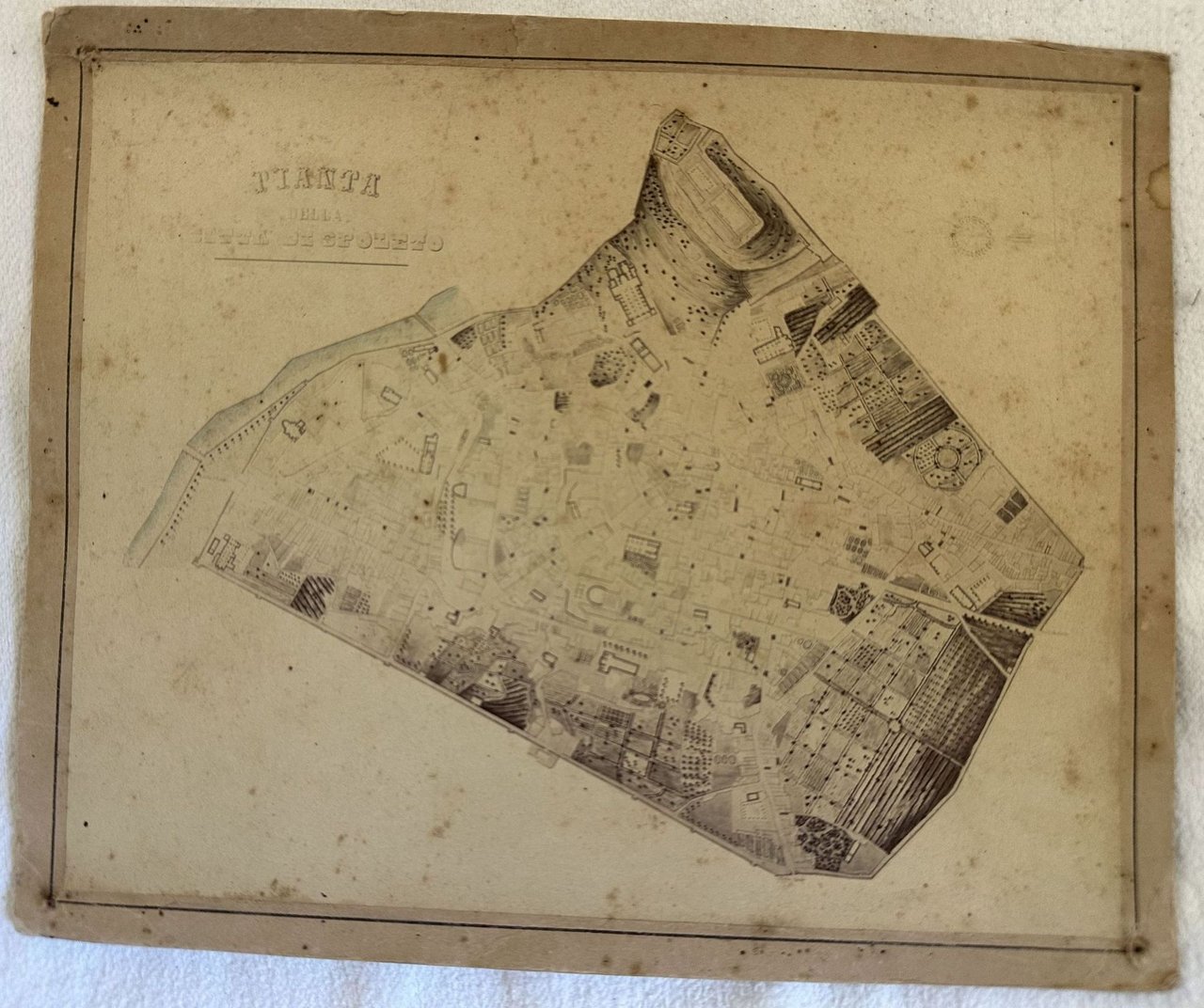 PIANTA DELLA CITTA DI SPOLETO