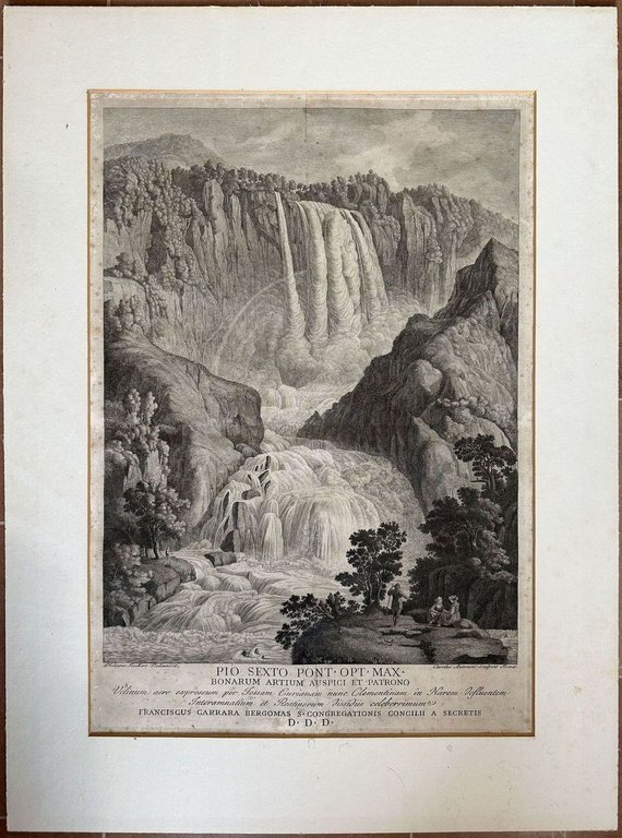 PIO SEXTO PONT. OPT. MAX.BONARUM ARTIUM AUSPICI ET PATRONO VELINUM …