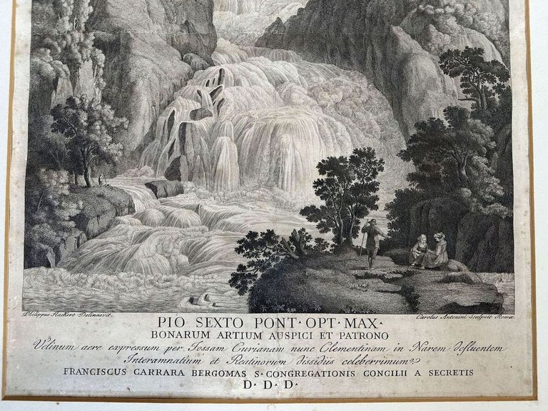 PIO SEXTO PONT. OPT. MAX.BONARUM ARTIUM AUSPICI ET PATRONO VELINUM …