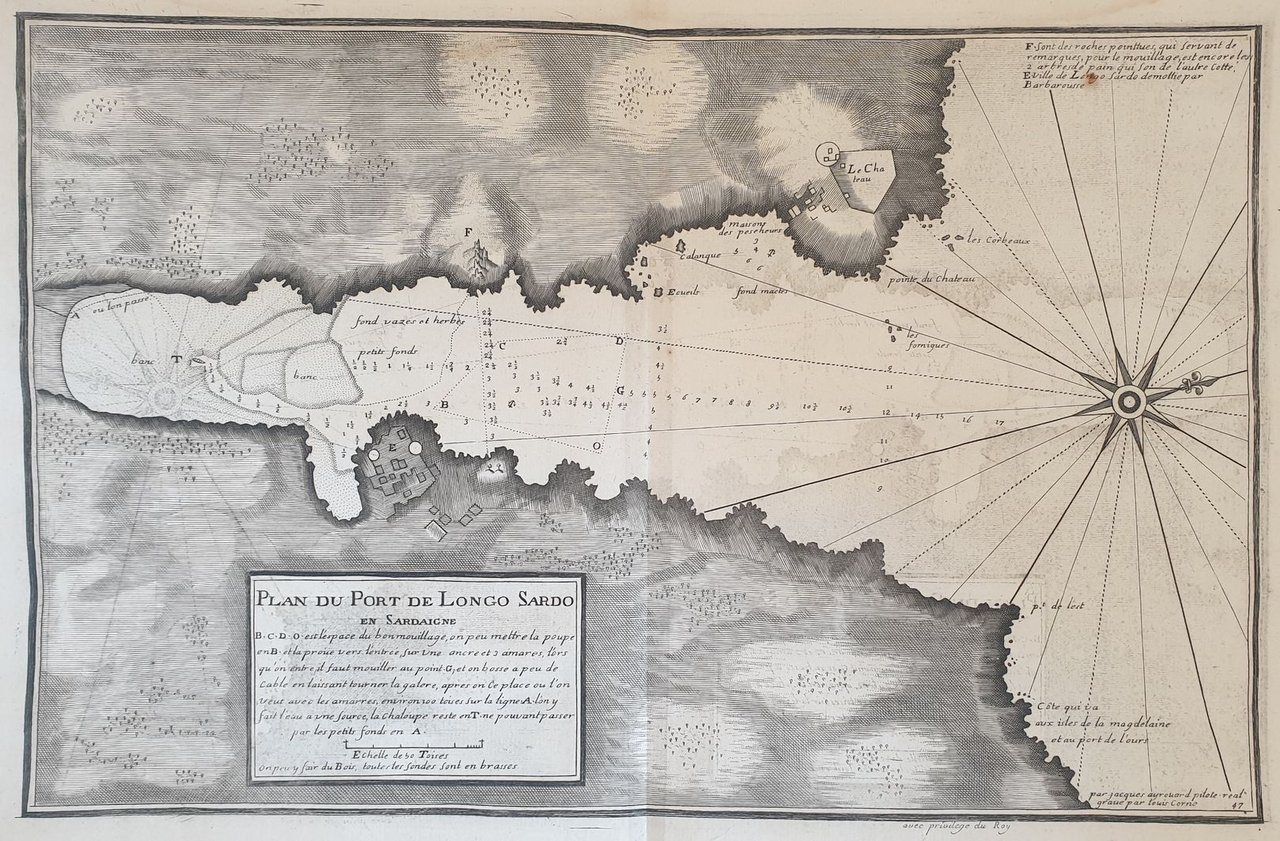 PLAN DU PORT DE LONGO SARDO