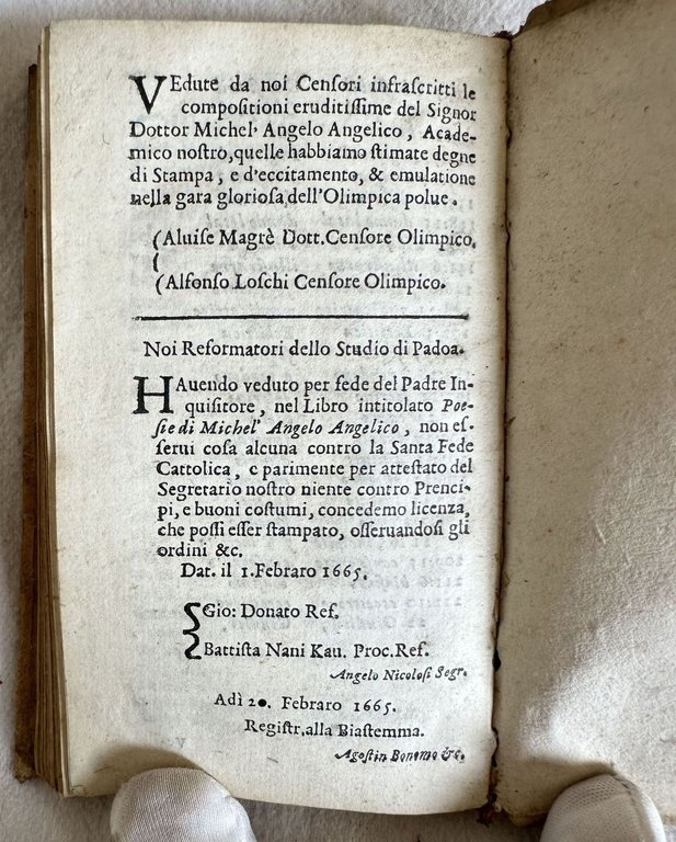 POESIE DI MICHEL'ANGELO ANGELICO ALLA SACRA MAESTA CESAREA DI LEOPOLDO …