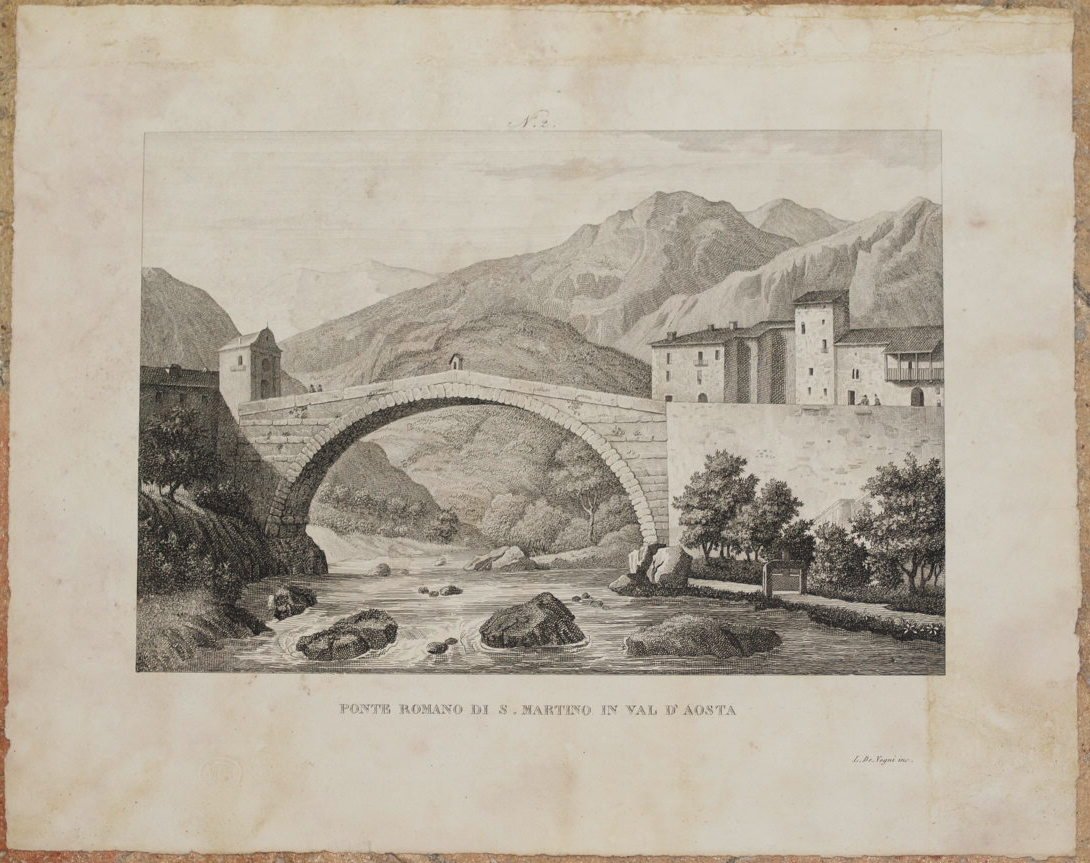 PONTE ROMANO DI S. MARTINO IN VAL D'AOSTA