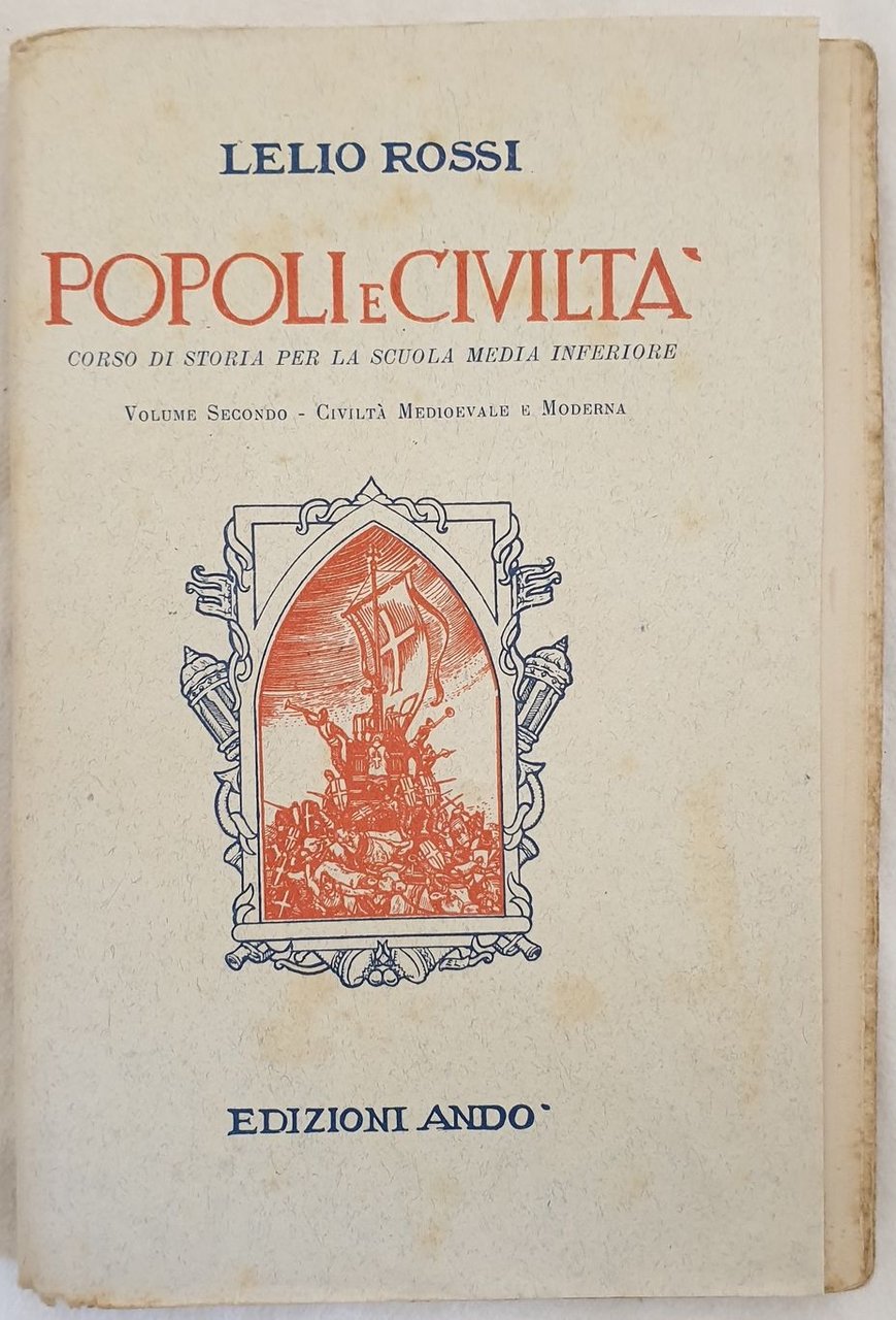 POPOLI E CIVILTA CORSO DI STORIA PER LA SCUOLA MEDIA …