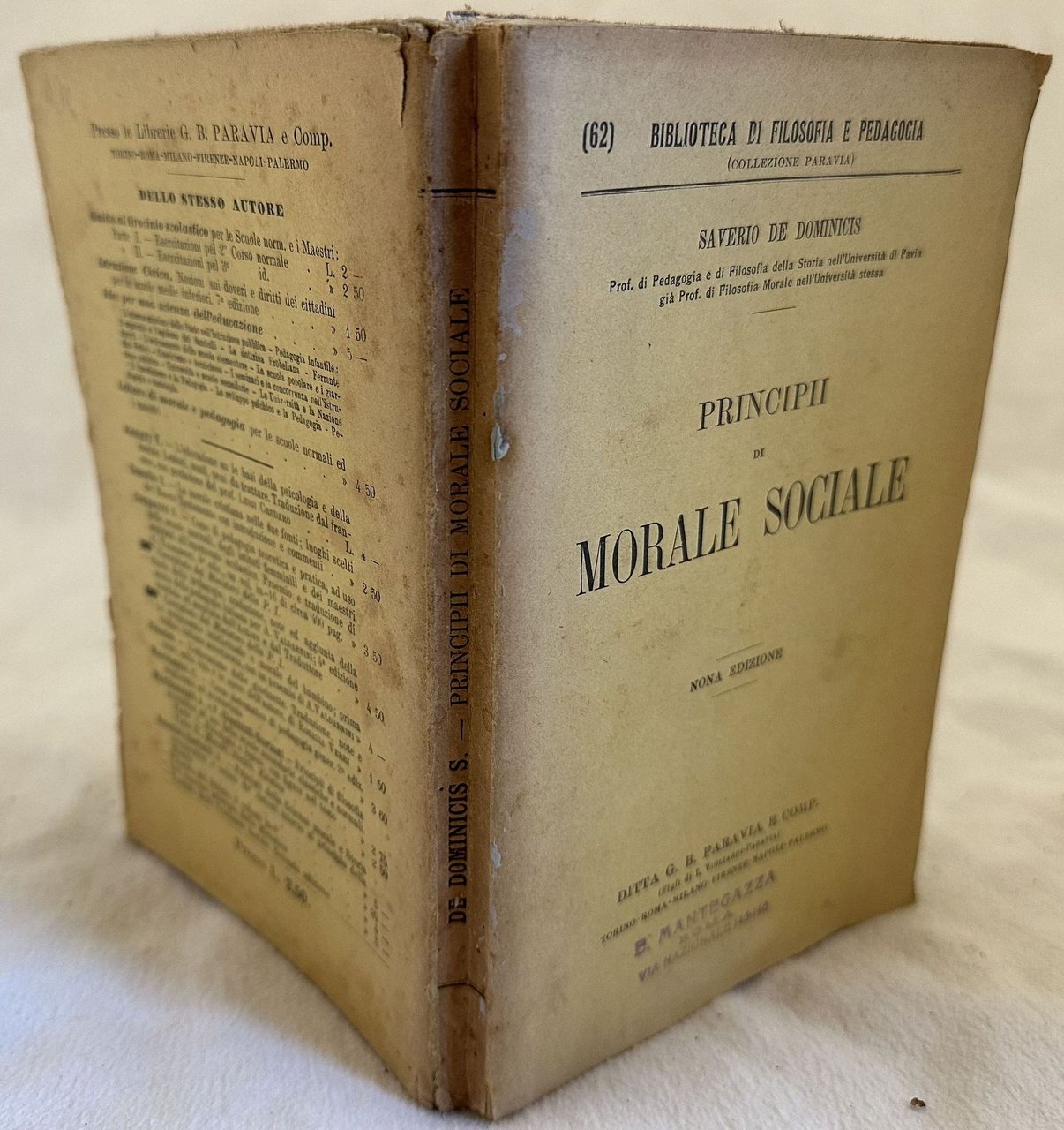 PRINCIPII DI MORALE SOCIALE | Immagine principale