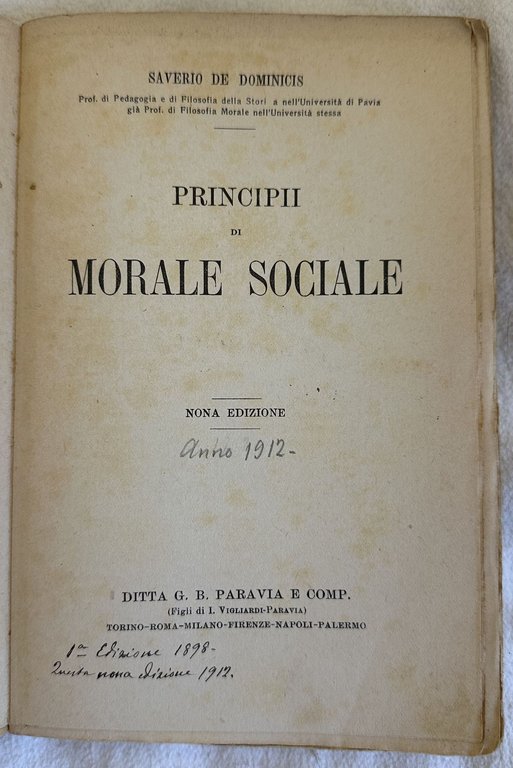 PRINCIPII DI MORALE SOCIALE | Immagine Gallery 2