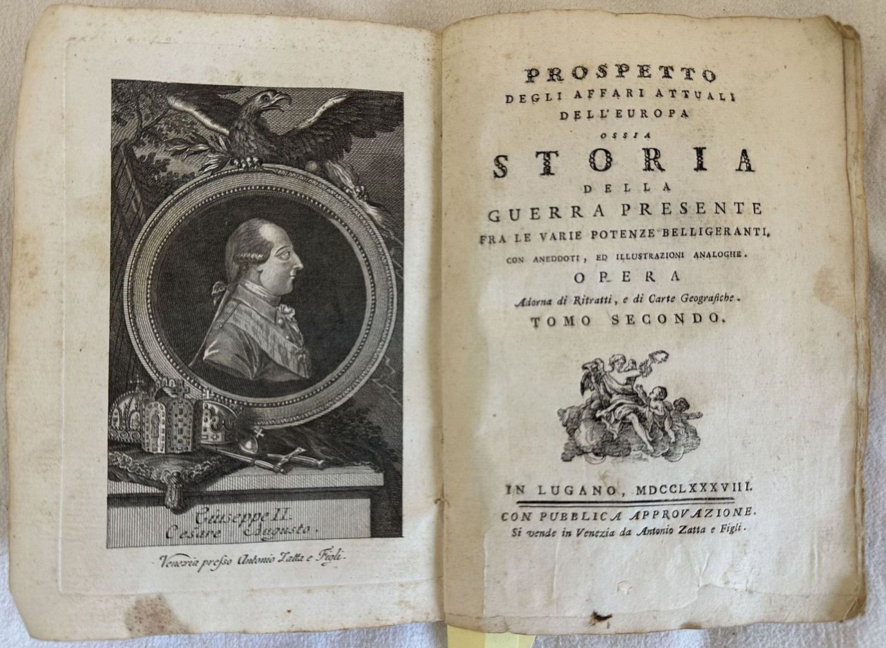PROSPETTO DEGLI AFFARI ATTUALI DELL'EUROPA OSSIA STORIA DELLA GUERRA PRESENTE …