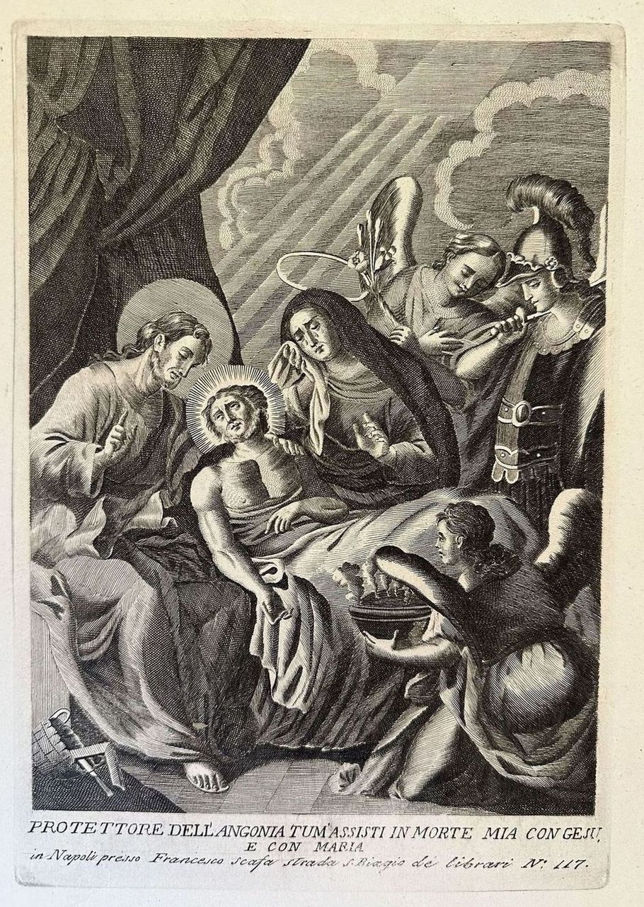 PROTETTORE DELL'AGONIA TUM ASSISTI IN MORTE MIA CON GESU E …