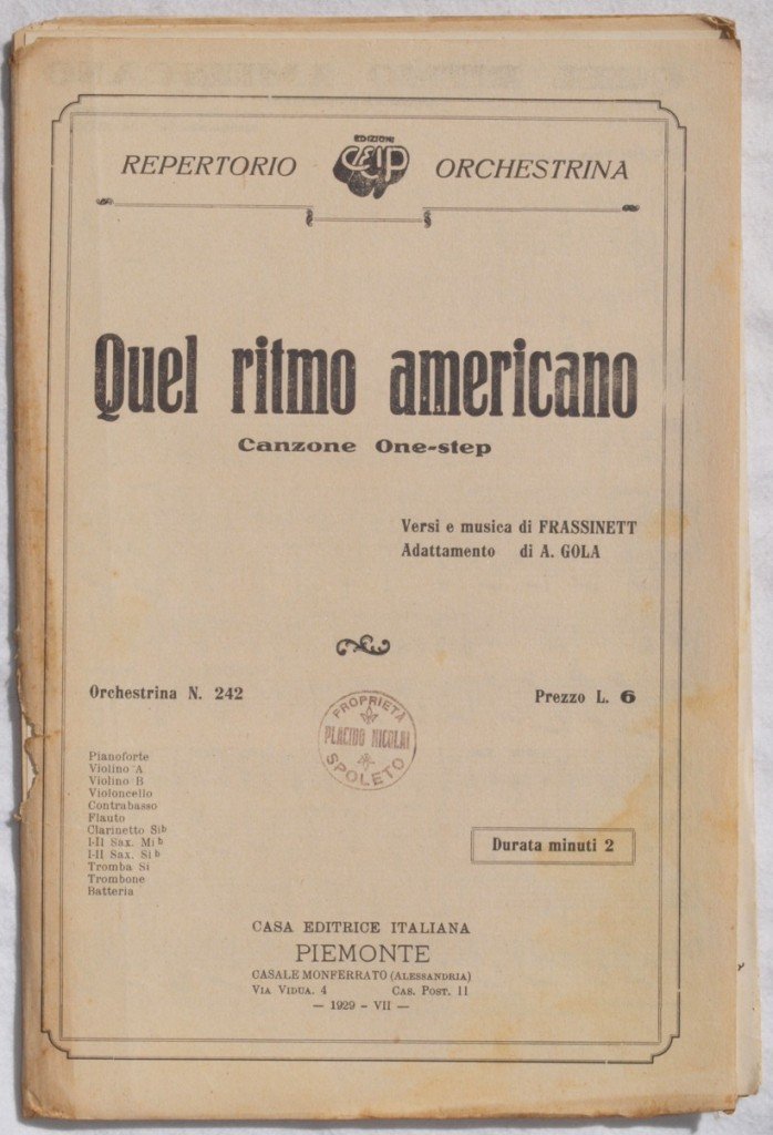 QUEL RITMO AMERICANO