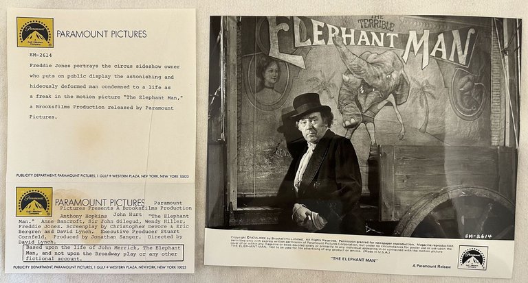 RACCOLTA DI QUATTRO FOTO ORIGINALI DAL FILM "THE ELEPHANT MAN" … | Immagine Gallery 5