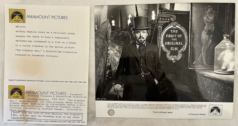 RACCOLTA DI QUATTRO FOTO ORIGINALI DAL FILM "THE ELEPHANT MAN" … | Immagine Gallery 4