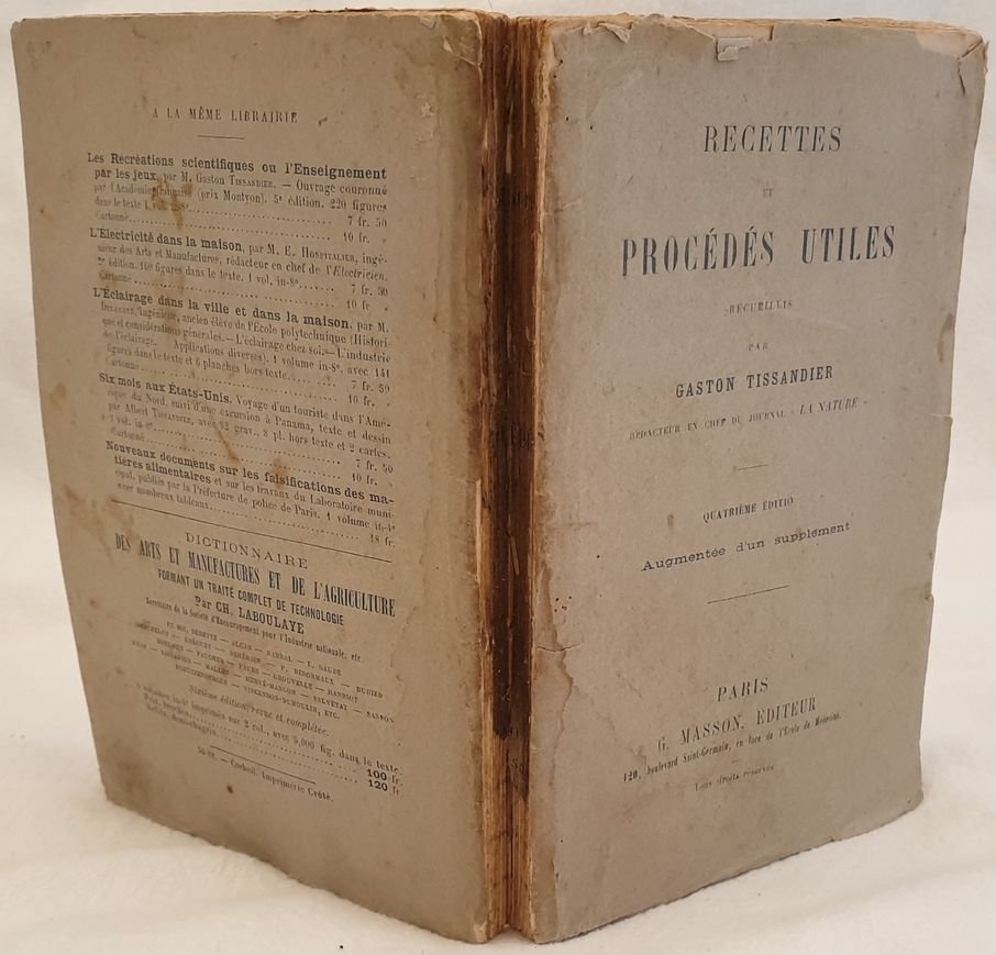 RECETTES ET PROCEDES UTILES | Immagine principale