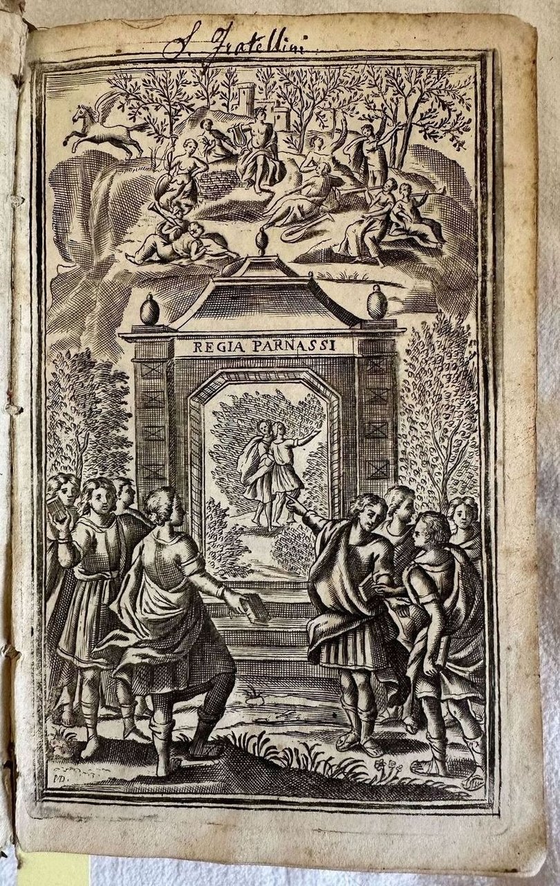 REGIA PARNASSI SEU PALATIUM MUSARUM IN QUO SYNONIMA EPITHETA, PERIPHRASES … | Immagine principale