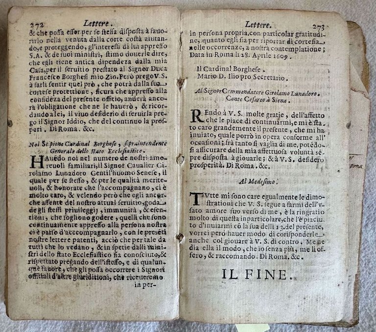 RELATIONE DELLA CORTE DI ROMA E DE RITI DA OSSERVARSI …