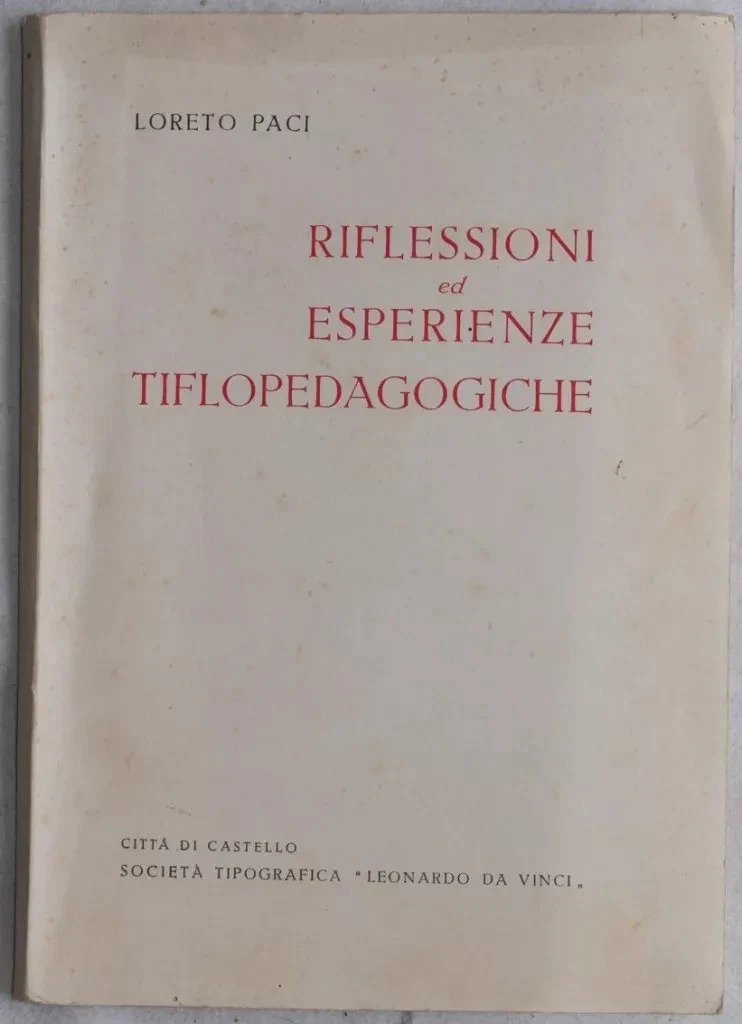 RIFLESSIONI ED ESPERIENZE TIFLOPEDAGOGICHE | Immagine principale