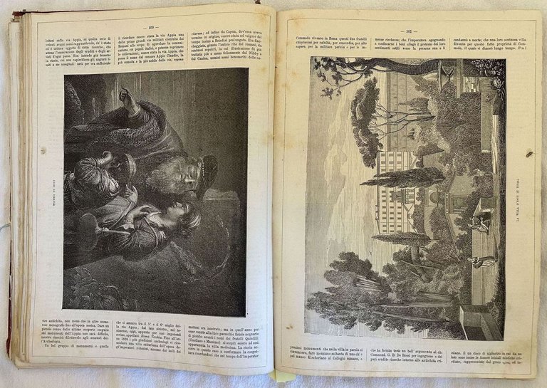 ROMA ANTOLOGIA ILLUSTRATA 1873-74 ANNO SECONDO