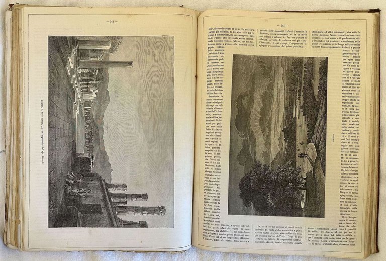 ROMA ANTOLOGIA ILLUSTRATA 1873-74 ANNO SECONDO