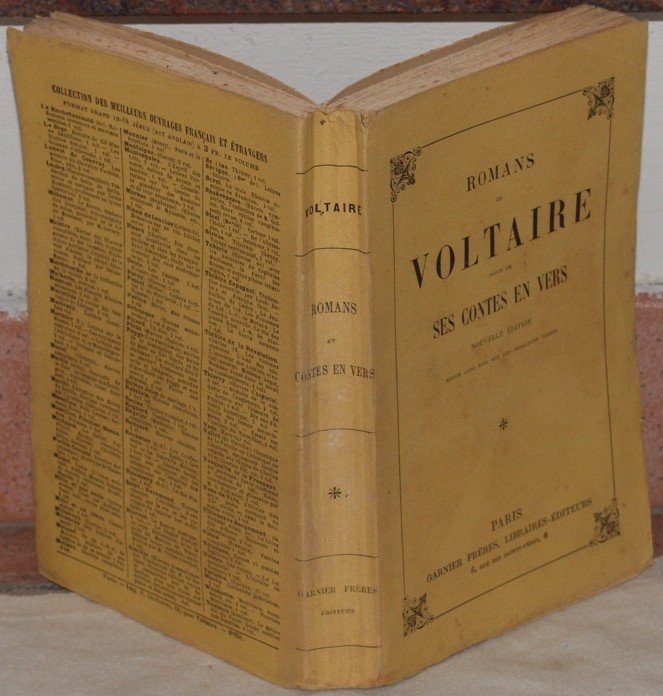 ROMANS DE VOLTAIRE SUIVI DE SES CONTES EN VERS