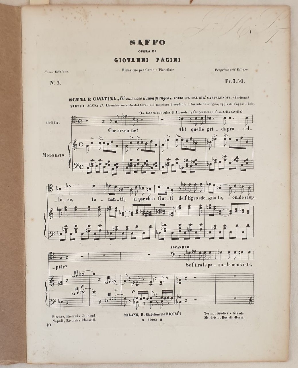 SAFFO APRILE 1867