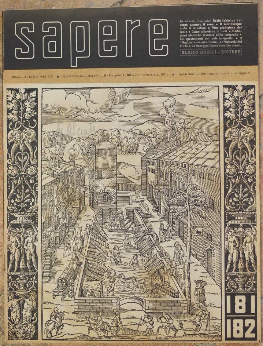 SAPERE MILANO 31 LUGLIO 1942