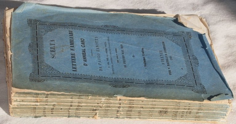 SCELTA DI LETTERE FAMILIARI D'ANNIBAL CARO FATTA DA PAOLO ZANOTTI
