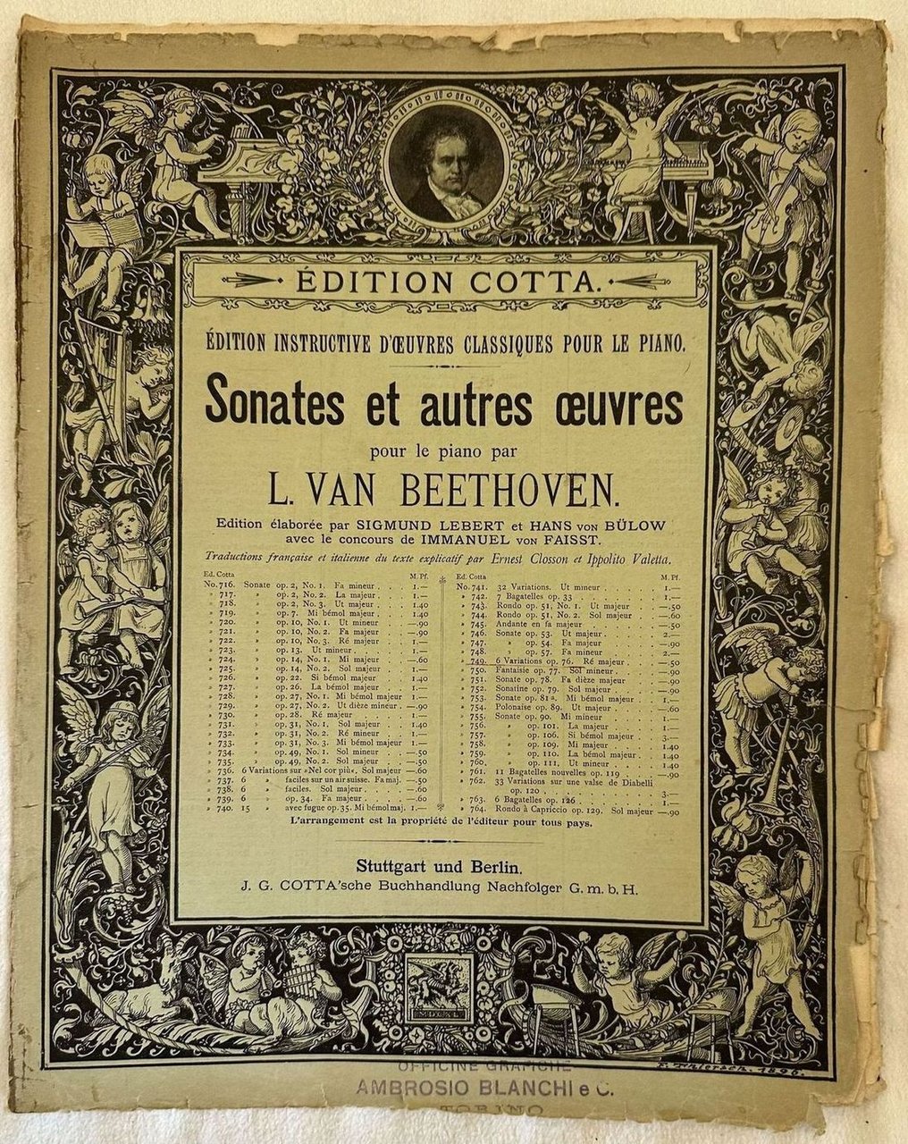 SEI VARIAZIONI OP. 76 RE MAGGIORE | Immagine principale