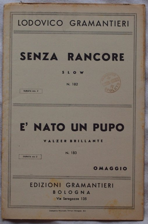 SENZA RANCORE - E NATO UN PUPO | Immagine Gallery 1
